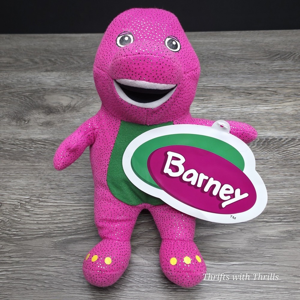 Barney the Purple Dinosaur - Toy Factory 7" Plush‎ Toy - W/Tag